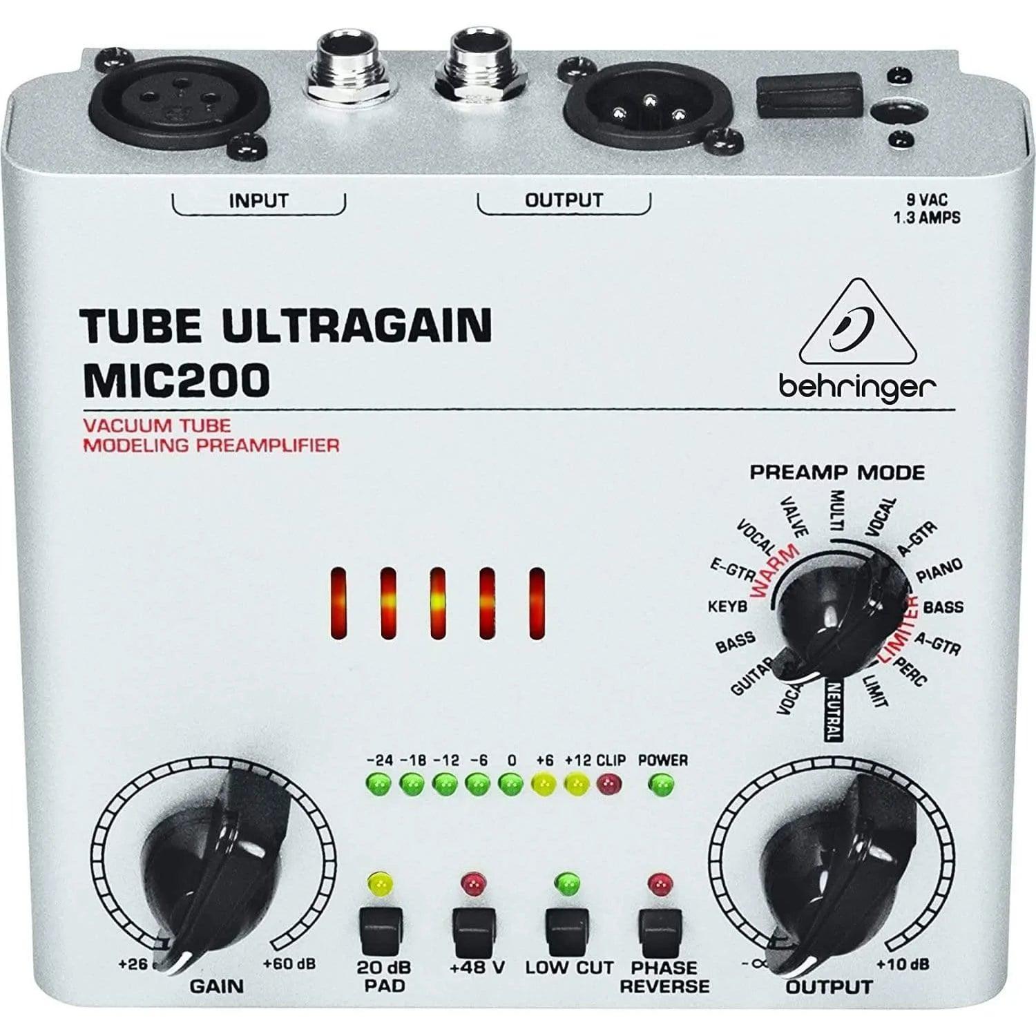Behringer MIC200 Tube Ultragain Preamplifier - MusicMajlis
