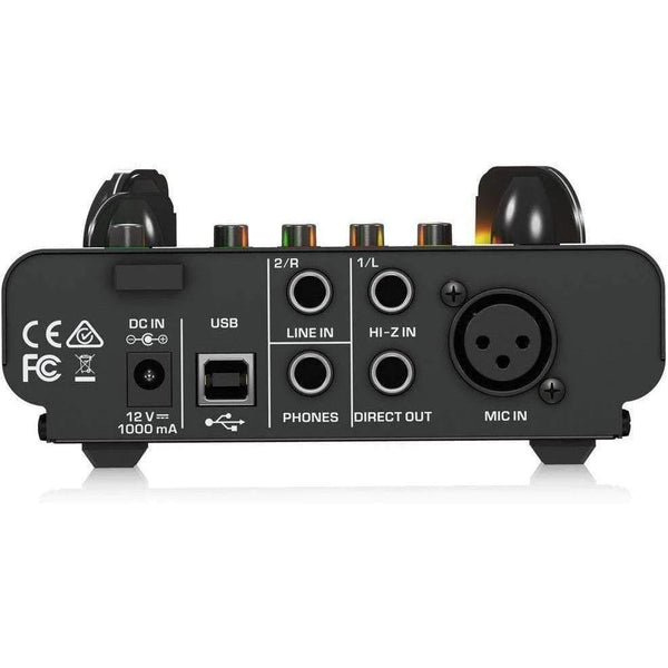 Behringer MIC500USB Audiophile Vacuum Tube Preamplifier with Preamp Modeling Technology and USB/Audio Interface - MusicMajlis