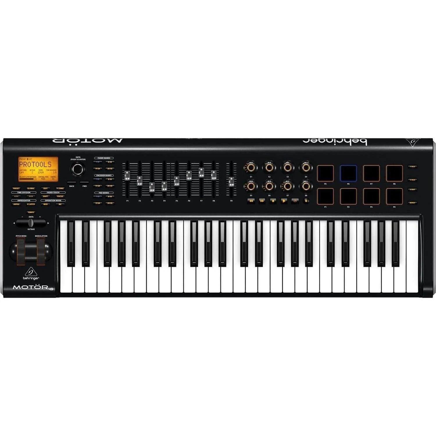 Behringer MOTÖR 49 Keyboard Controller - MusicMajlis