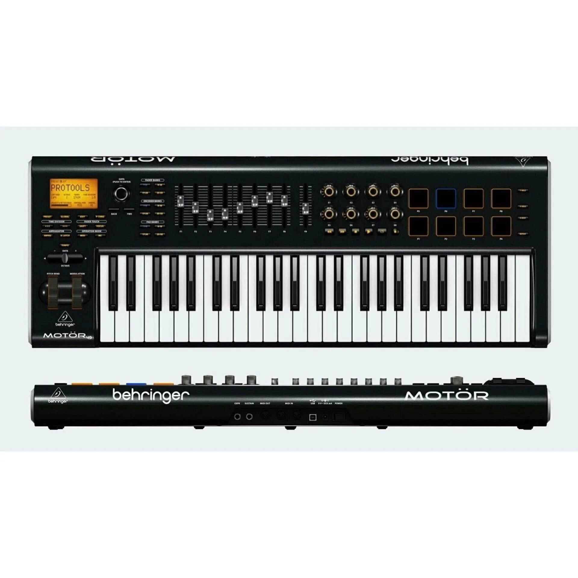Behringer MOTÖR 49 Keyboard Controller - MusicMajlis