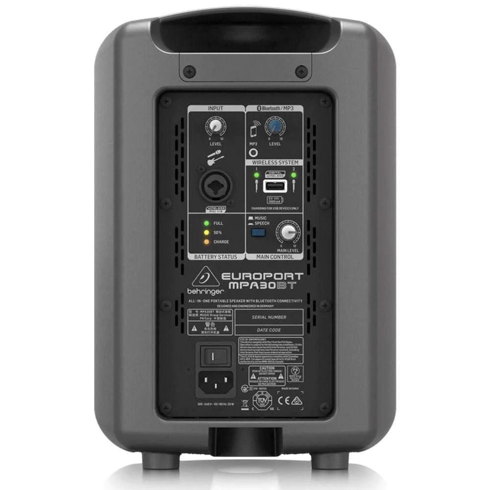 Behringer MPA30BT Portable PA System w/ Bluetooth - MusicMajlis