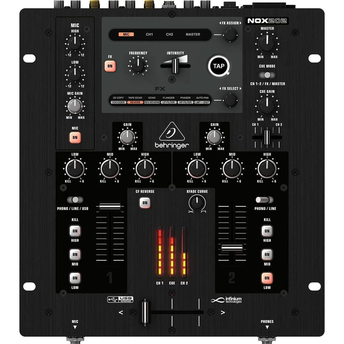 Behringer NOX202 Pro DJ Mixer - MusicMajlis