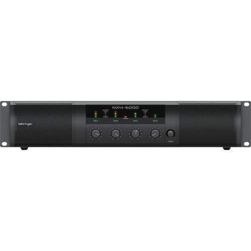 Behringer NX4-6000 Ultra-Lightweight 6000-Watt 4-Channel Class-D Power Amplifier with SmartSense - MusicMajlis