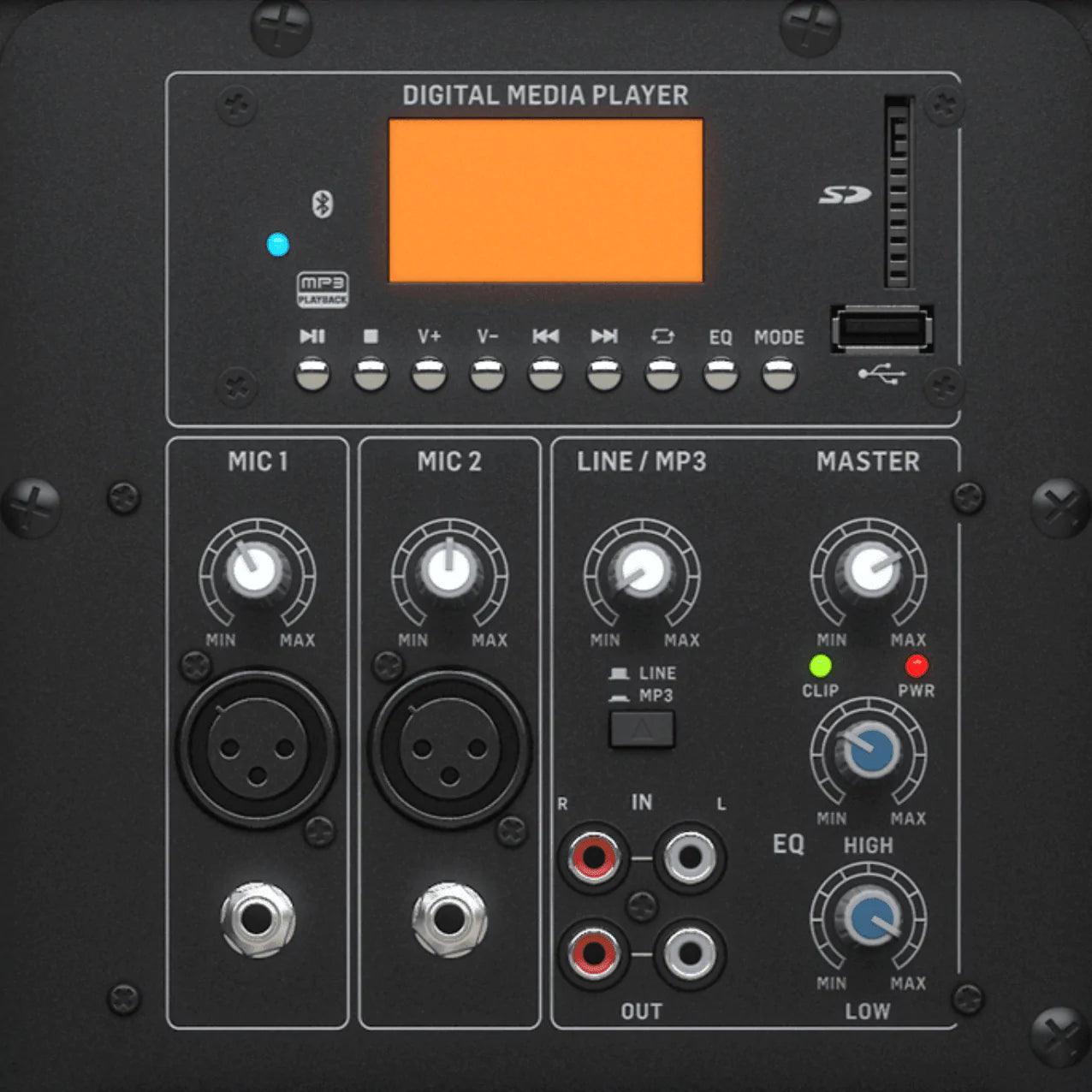 Behringer PK115A 800W 15-inch Powered PA Speaker with Built-In Mixer, Media Player & Bluetooth - MusicMajlis