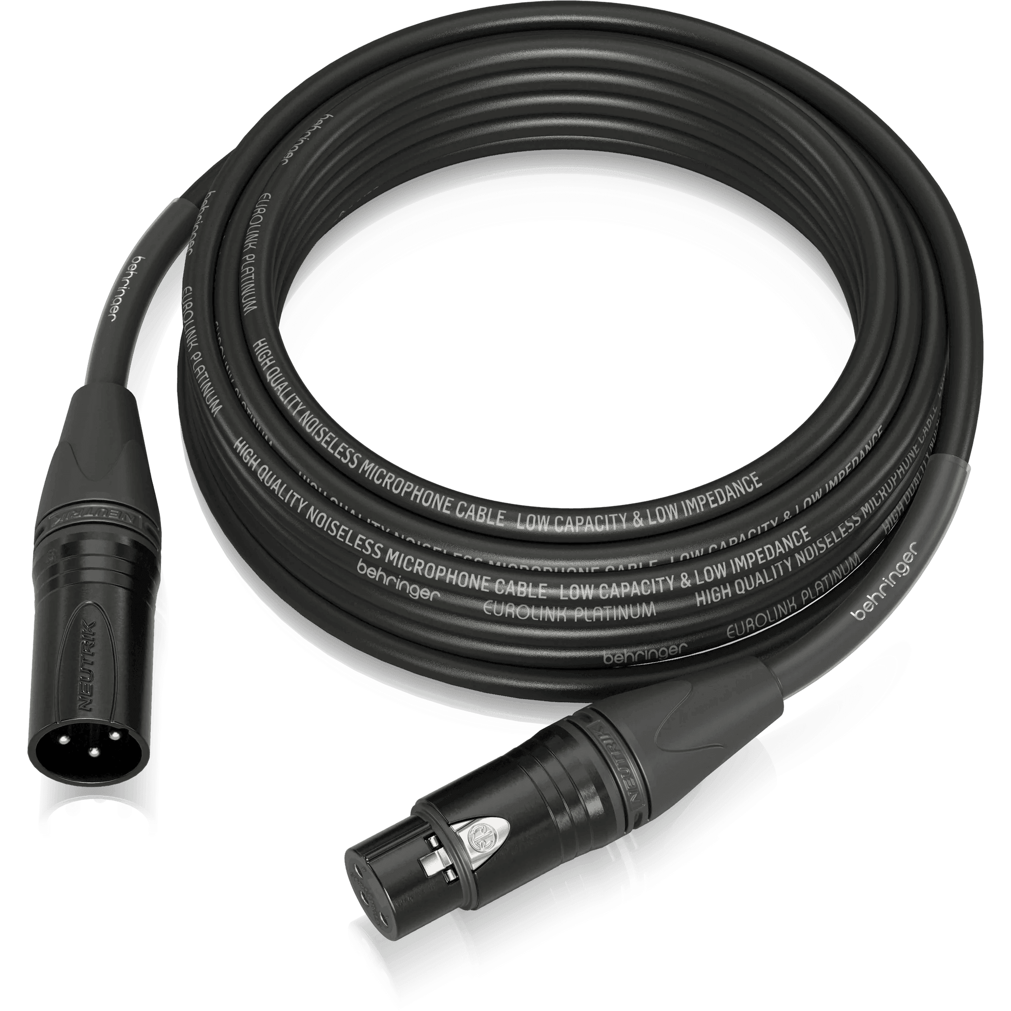 Behringer PMC-1000 Platinum Performance 10 m (32.8 ft) Microphone Cable with XLR Connectors - MusicMajlis