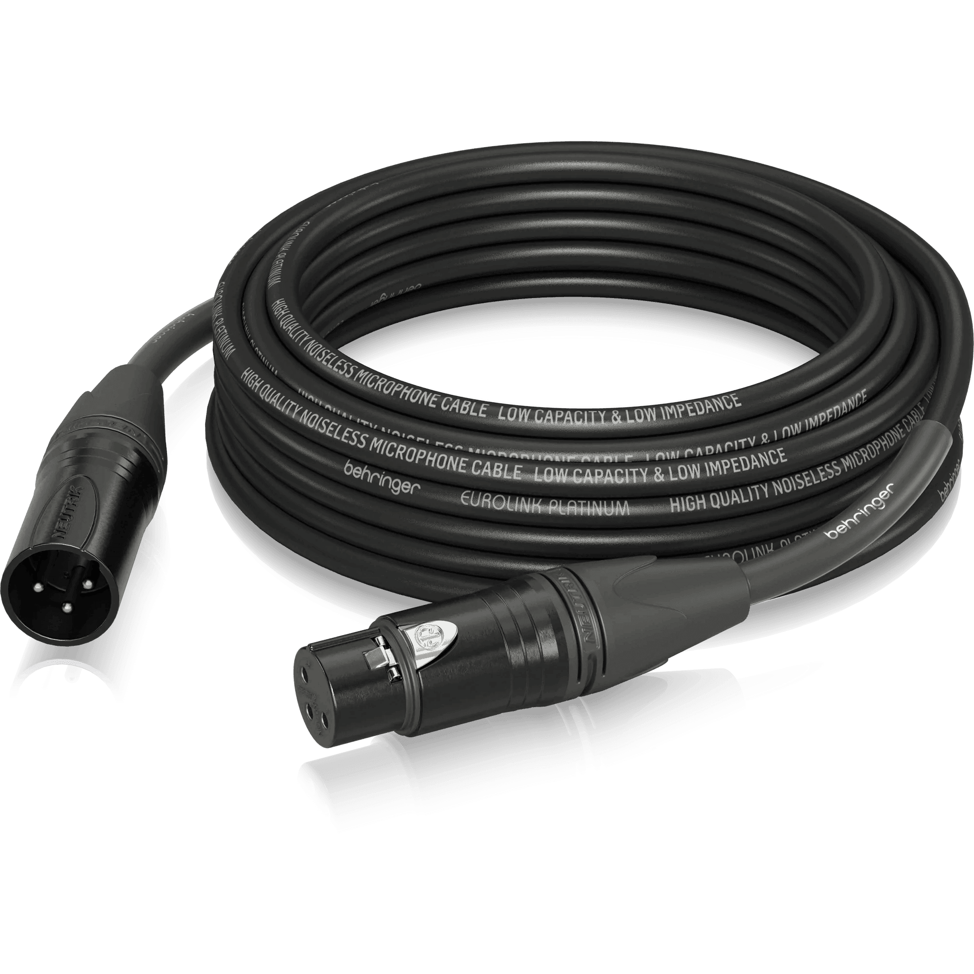 Behringer PMC-1000 Platinum Performance 10 m (32.8 ft) Microphone Cable with XLR Connectors - MusicMajlis