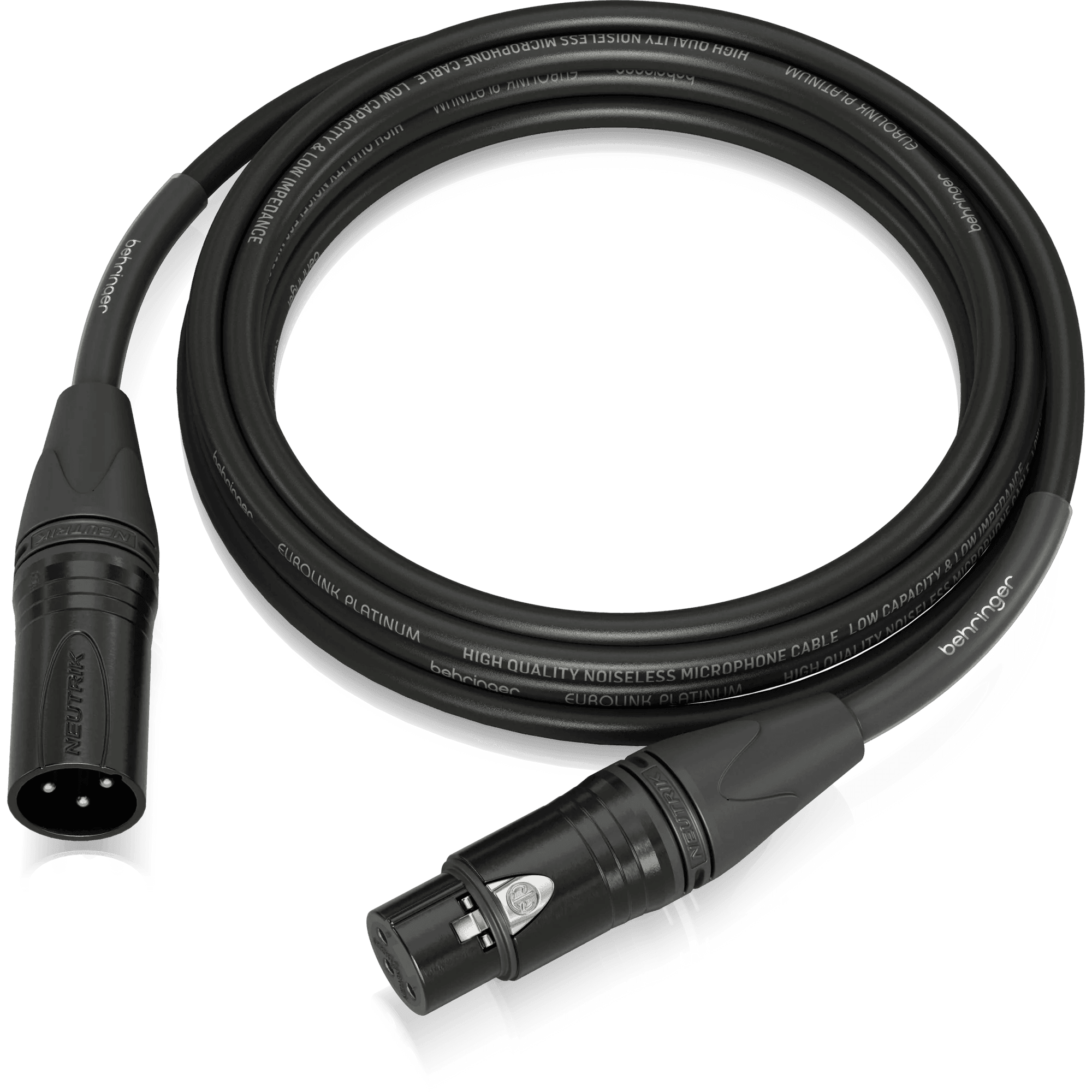 Behringer PMC-500 Platinum Performance 5 m (16.4 ft) Microphone Cable with XLR Connectors - MusicMajlis