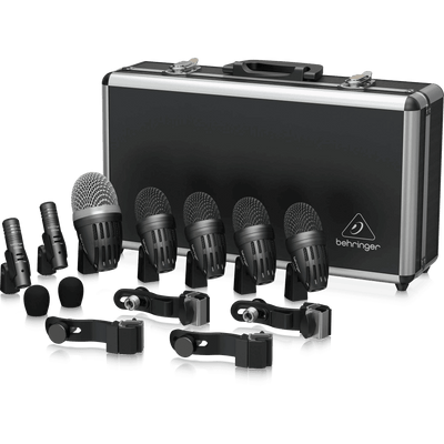 Behringer Premium 7-Piece Drum Microphone Set for Studio and Live Applications - MusicMajlis