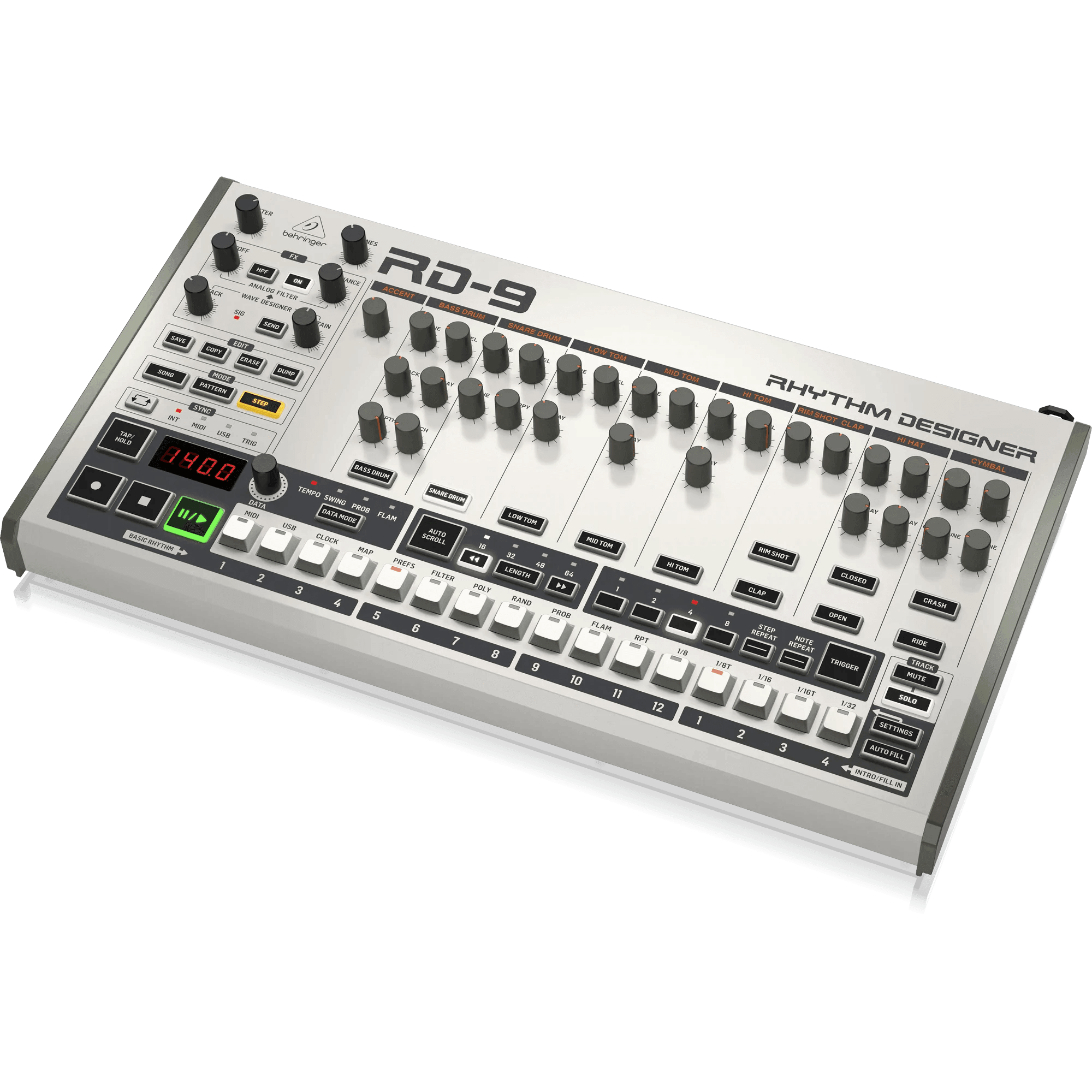 Behringer RD-9 Classic Analog Drum Machine - MusicMajlis