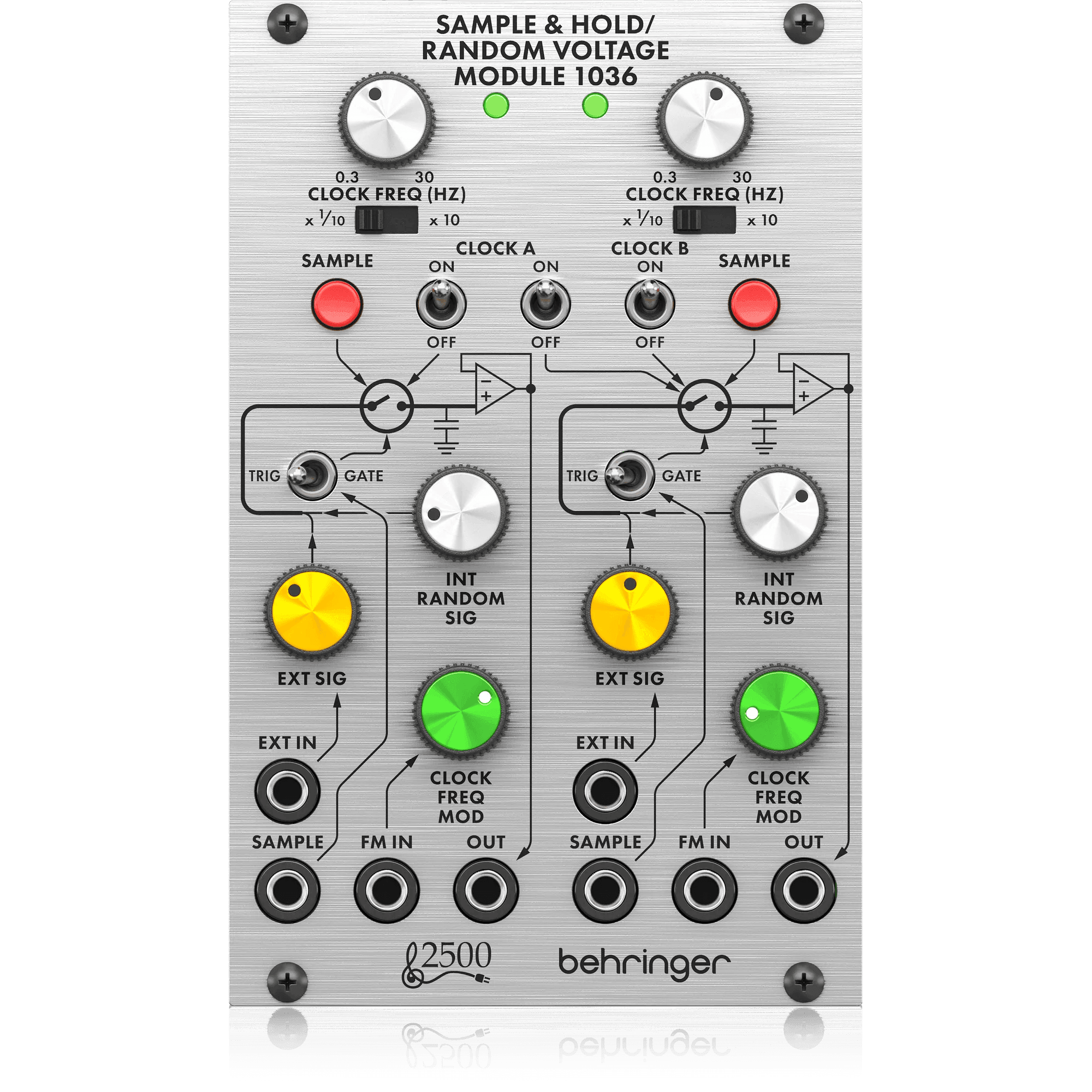 Behringer SAMPLE & HOLD / RANDOM VOLTAGE MODULE 1036 - MusicMajlis