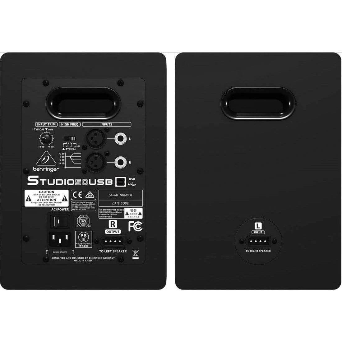 Behringer STUDIO50USB Monitor Speakers (Pair) - MusicMajlis