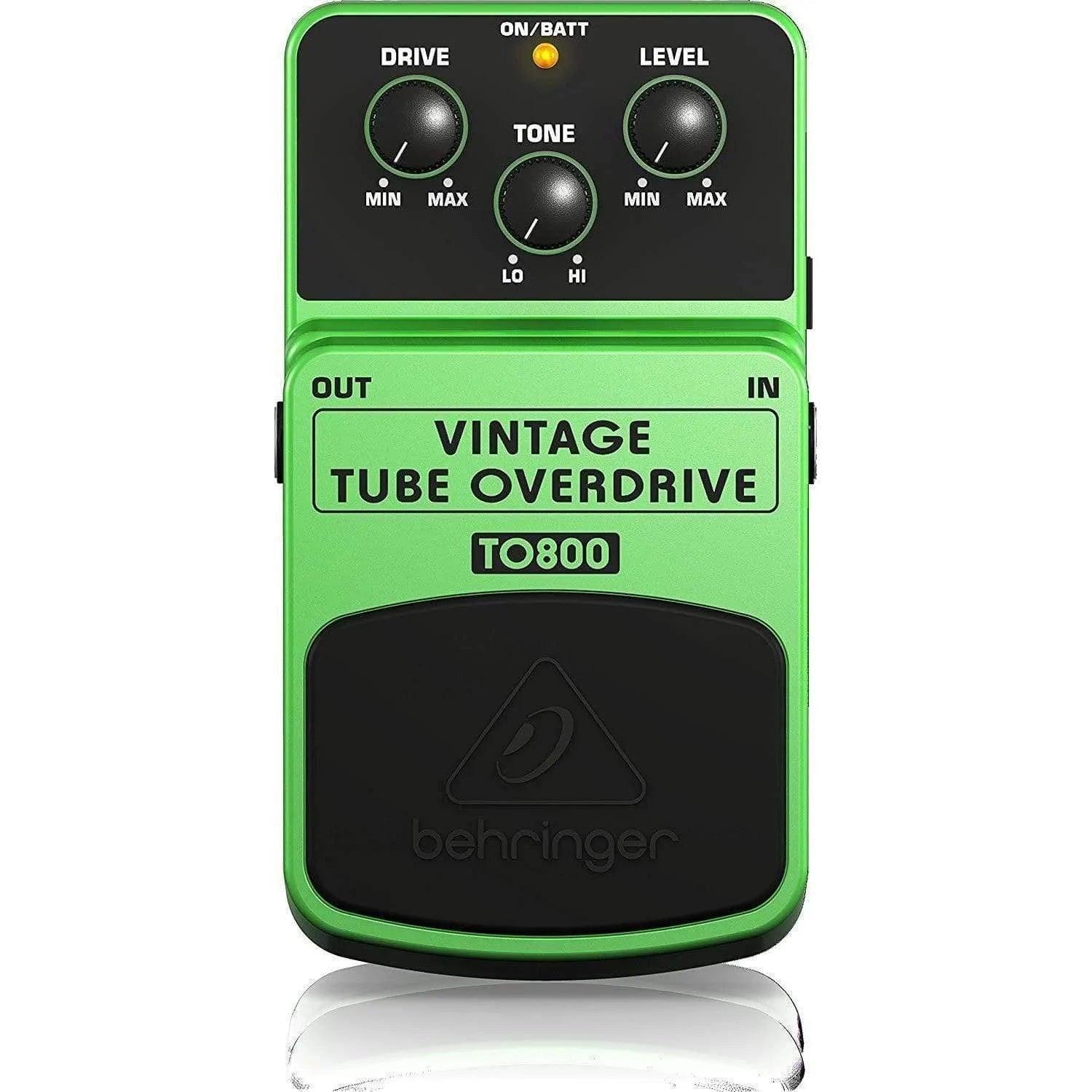 Behringer TO800 Guitar Effects Pedal Vintage Tube-Sound Overdrive - MusicMajlis