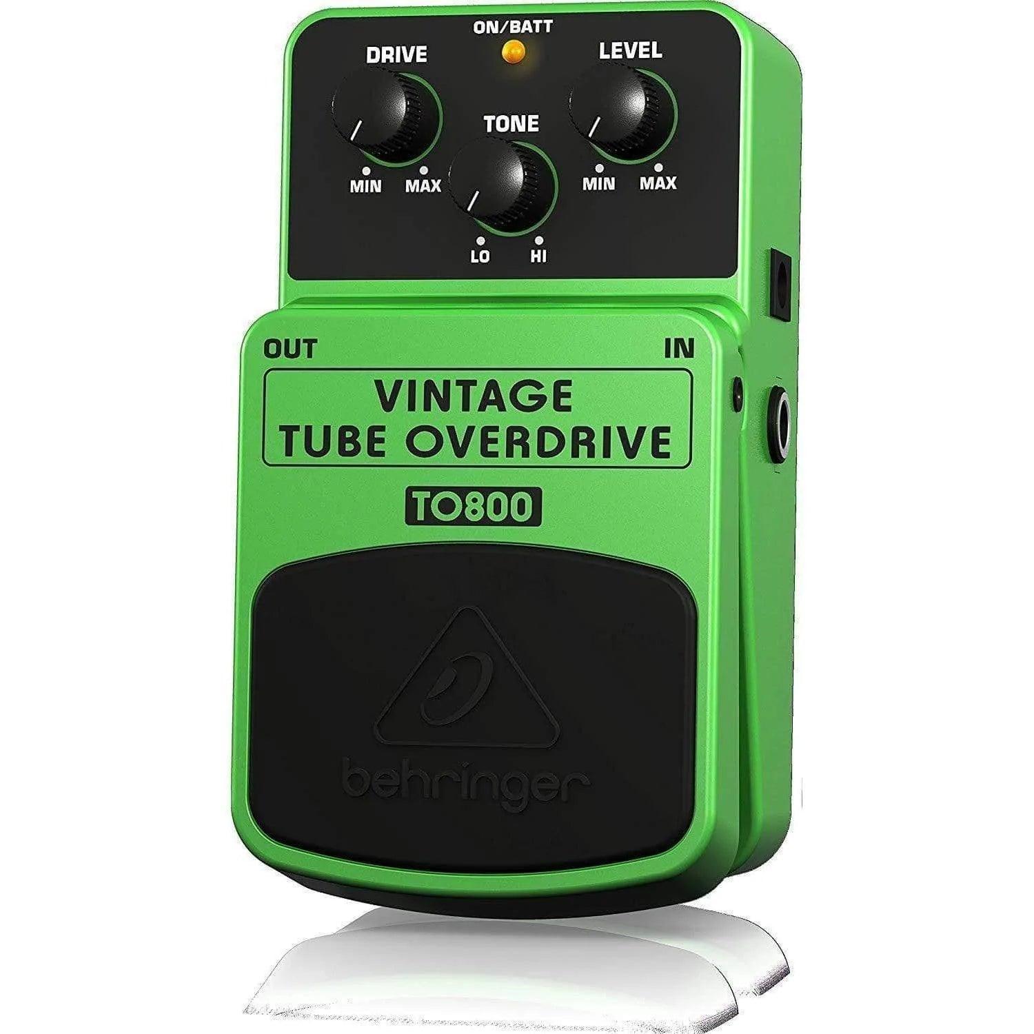 Behringer TO800 Guitar Effects Pedal Vintage Tube-Sound Overdrive - MusicMajlis