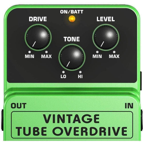 Behringer TO800 Guitar Effects Pedal Vintage Tube-Sound Overdrive - MusicMajlis