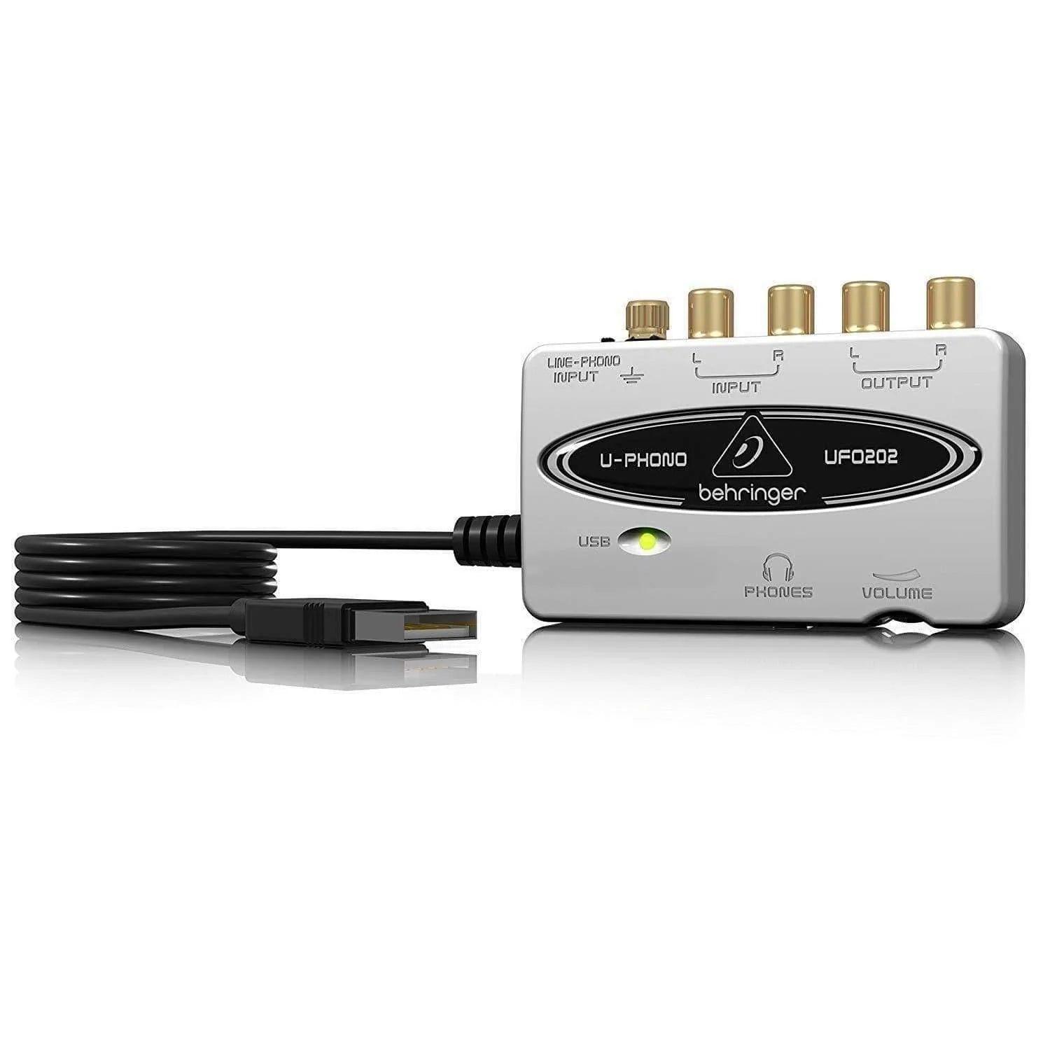 Behringer U-Phono UFO202 USB Audio Interface - MusicMajlis