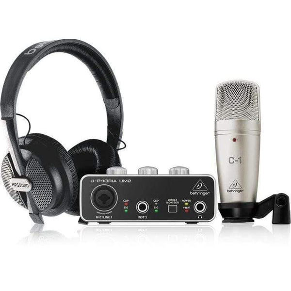 Behringer U-Phoria Studio Recording/Podcasting Bundle - MusicMajlis