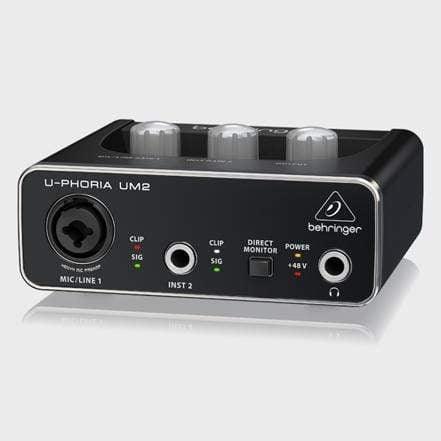 Behringer U-Phoria Studio Recording/Podcasting Bundle - MusicMajlis