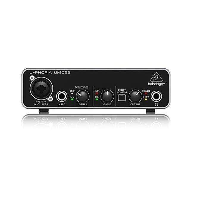 Behringer U-Phoria UMC22 Computer Audio Interface - MusicMajlis