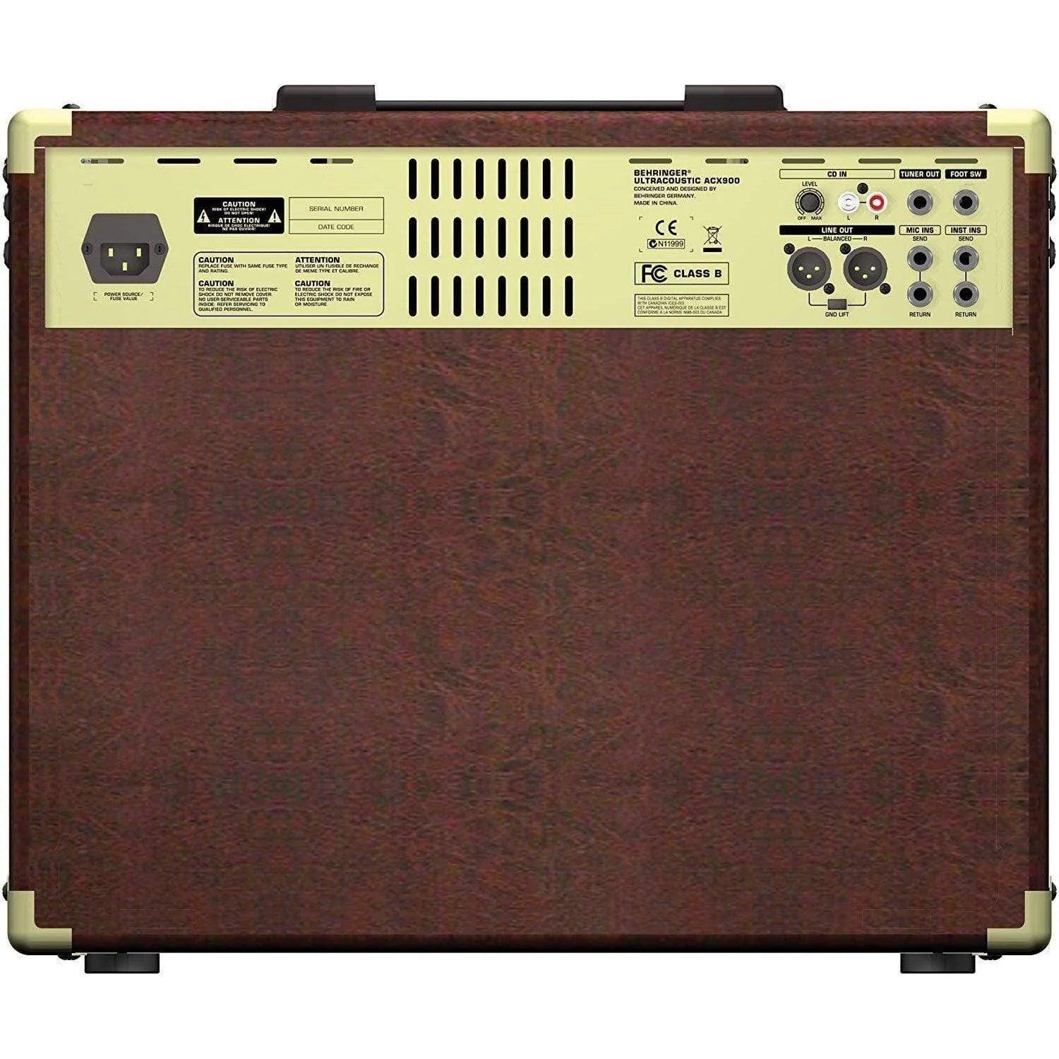 Behringer Ultracoustic ACX900 Acoustic Guitar Amplifier (Display) - MusicMajlis