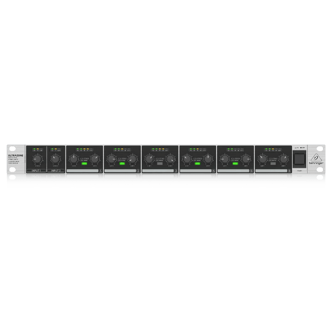 Behringer Ultrazone ZMX2600 Rackmount Zone Mixer - MusicMajlis