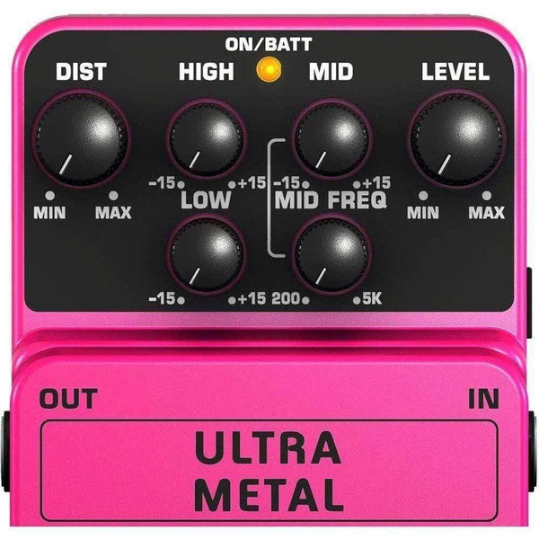 Behringer UM300 Ultra Metal Guitar Effects Pedal - MusicMajlis
