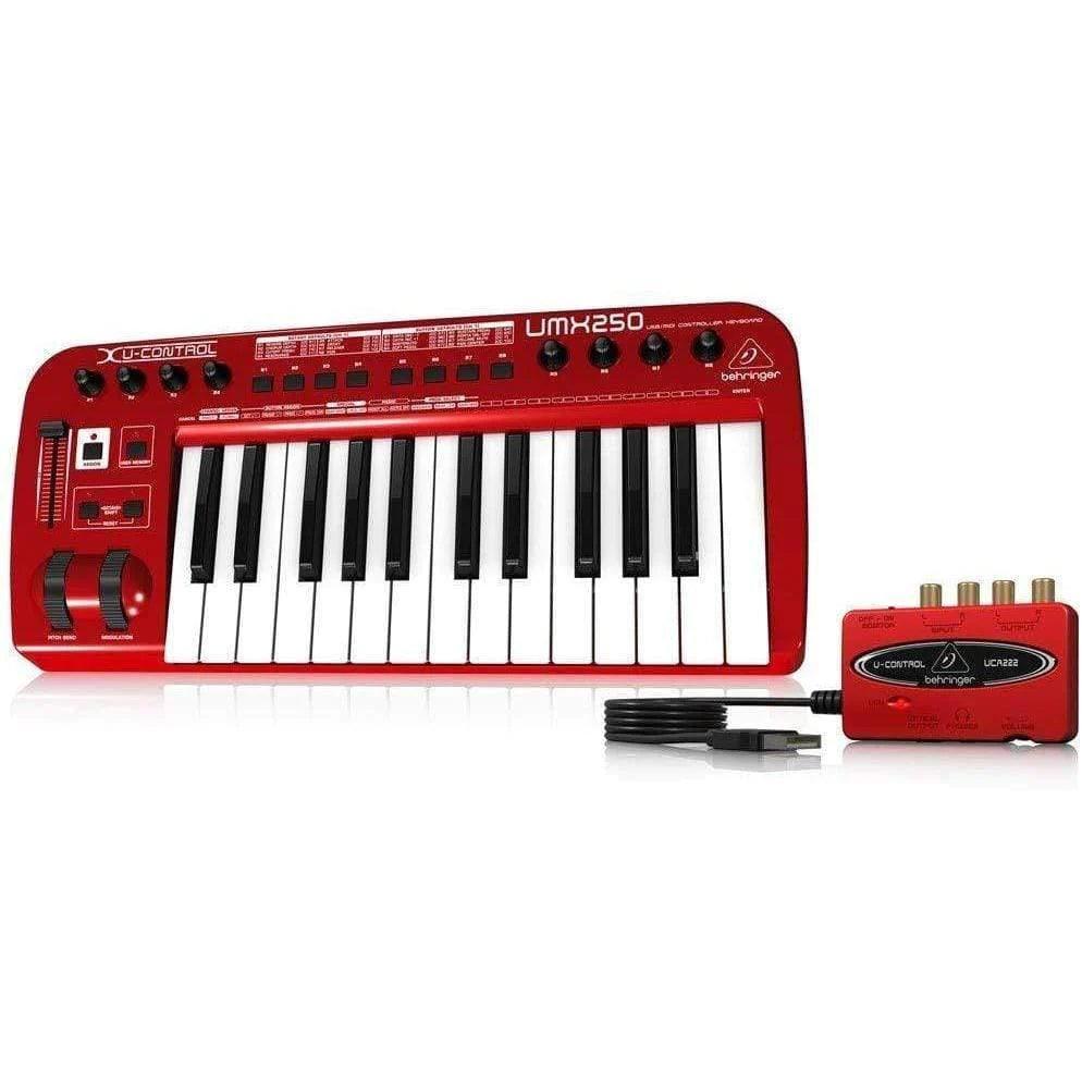 Behringer UMX250 MIDI Keyboard 25-Key Controller - MusicMajlis