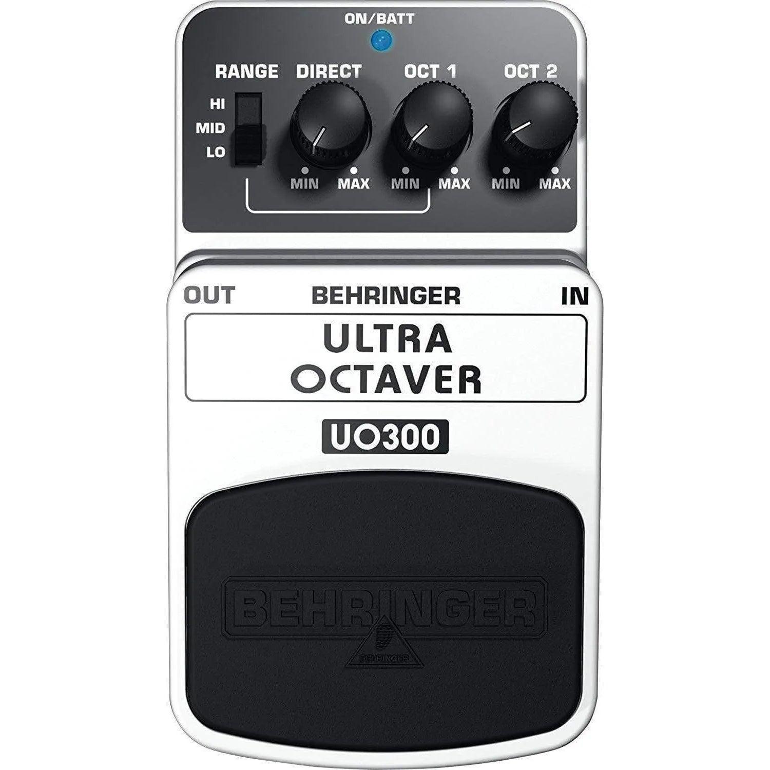 Behringer UO100 Guitar Effects Pedal 3-Mode Octaver - MusicMajlis