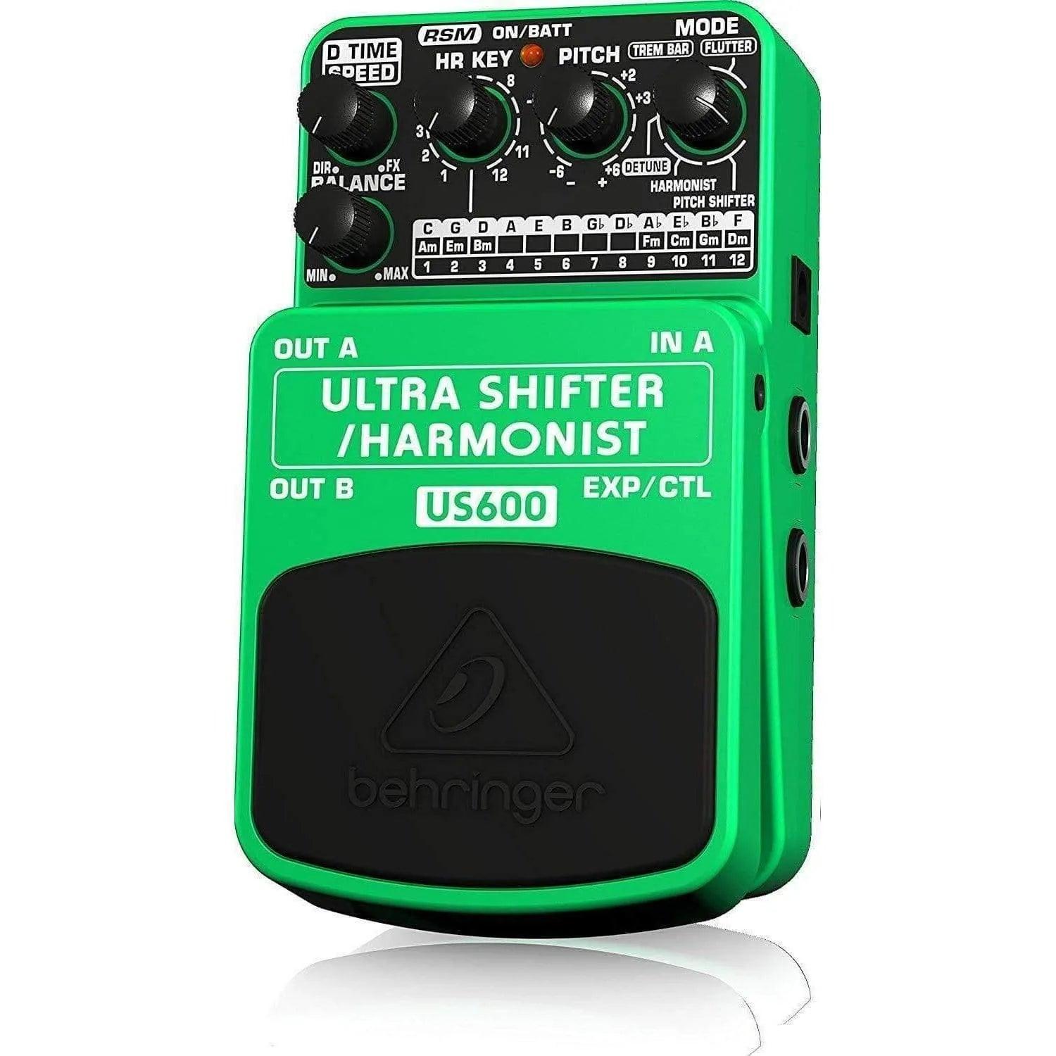 Behringer US600 Ultra Shifter/Harmonist Guitar Effects Pedal - MusicMajlis