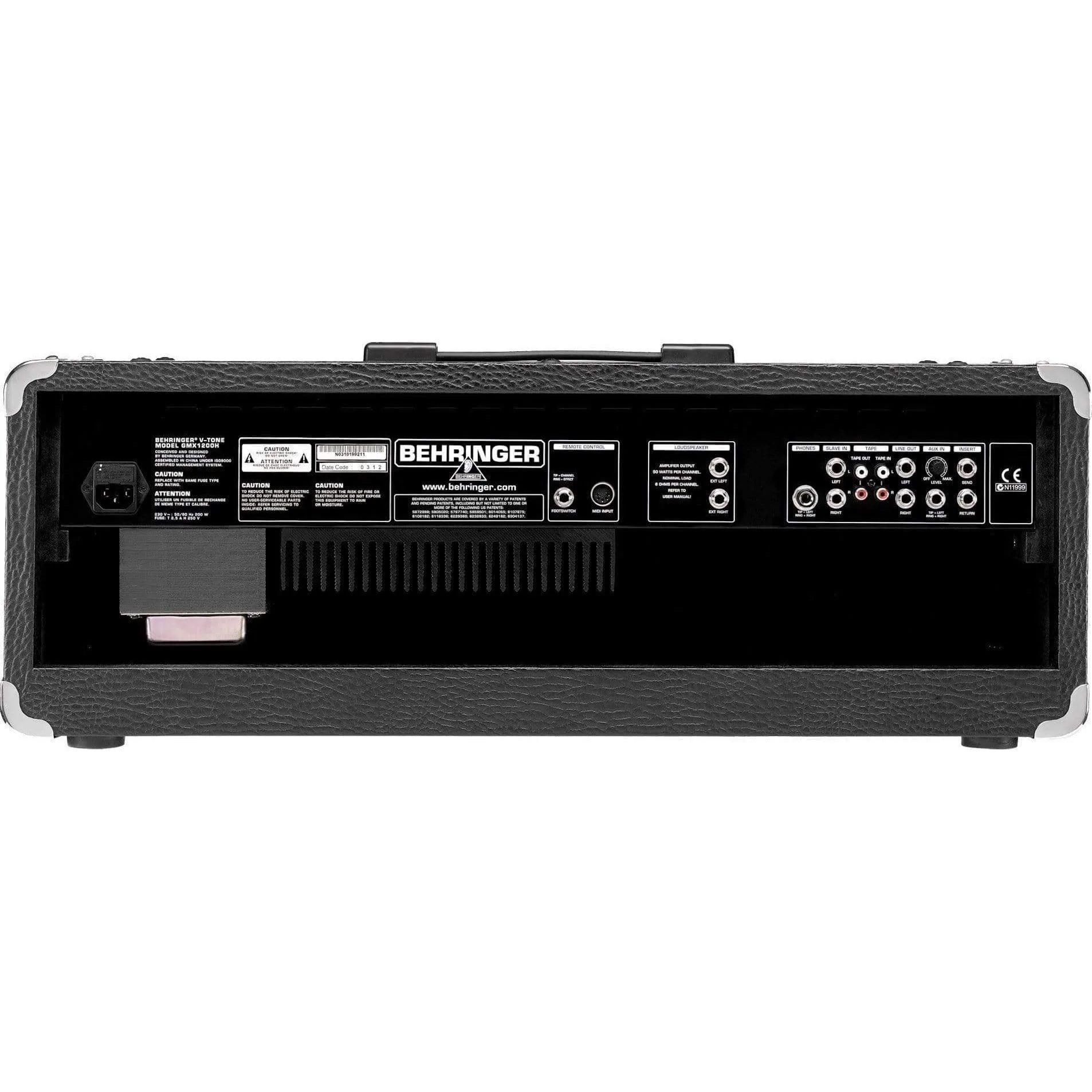 Behringer V-tone GMX1200H Guitar Amp Head - MusicMajlis