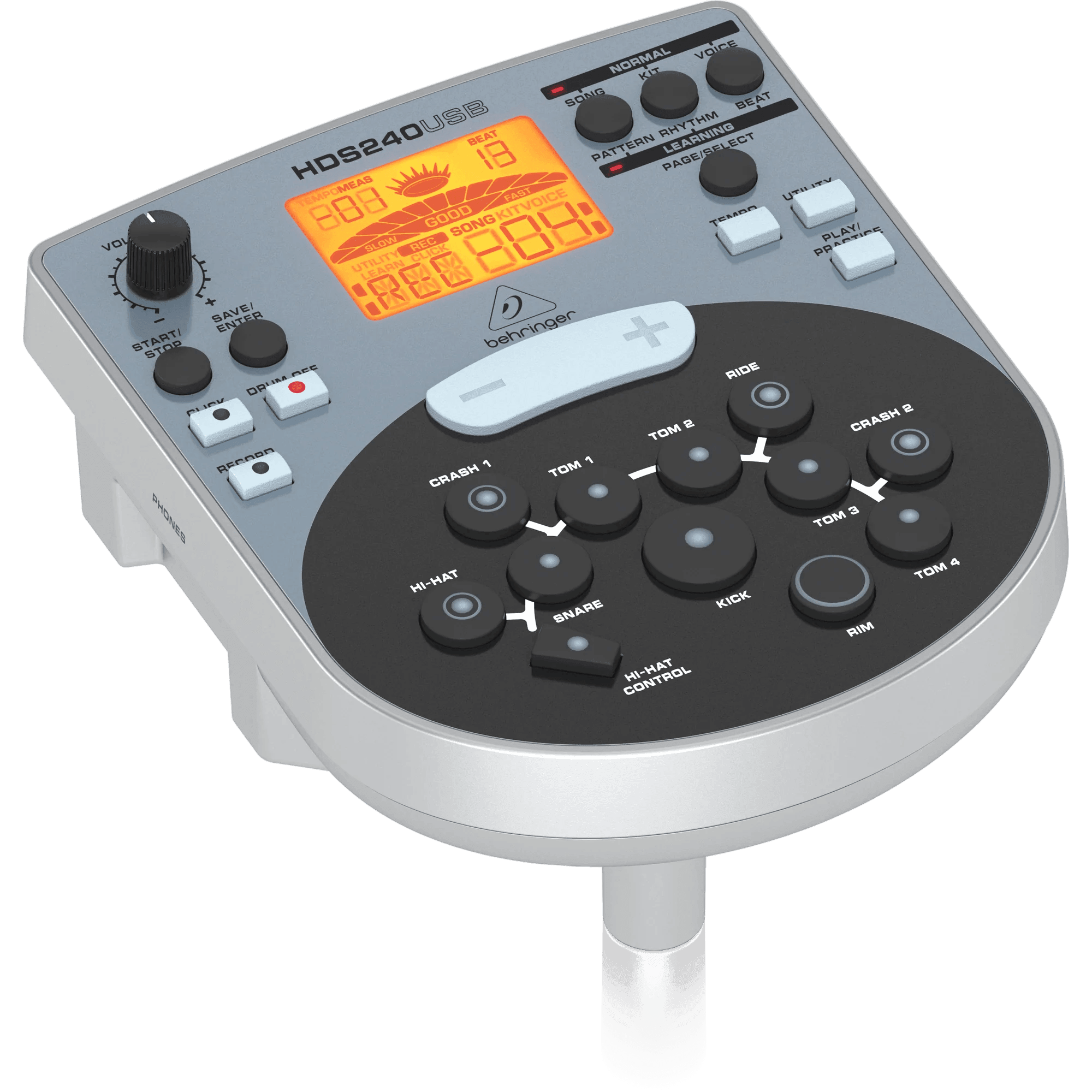 Behringer XD80USB High-Performance 8-Piece Electronic Drum Set - MusicMajlis