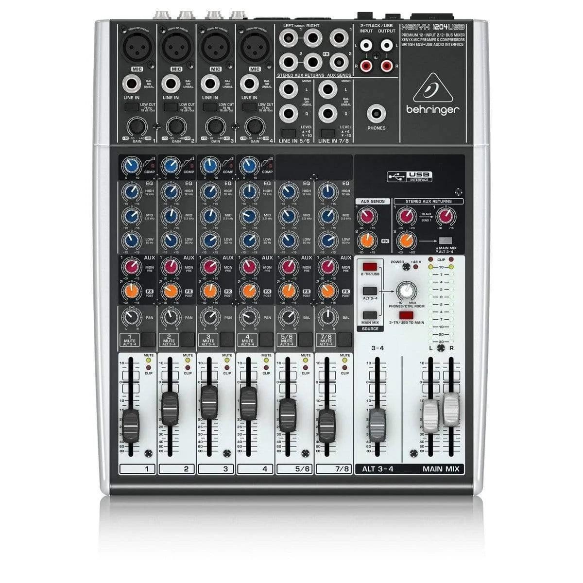 Behringer Xenyx 1204USB Analog Mixer - MusicMajlis