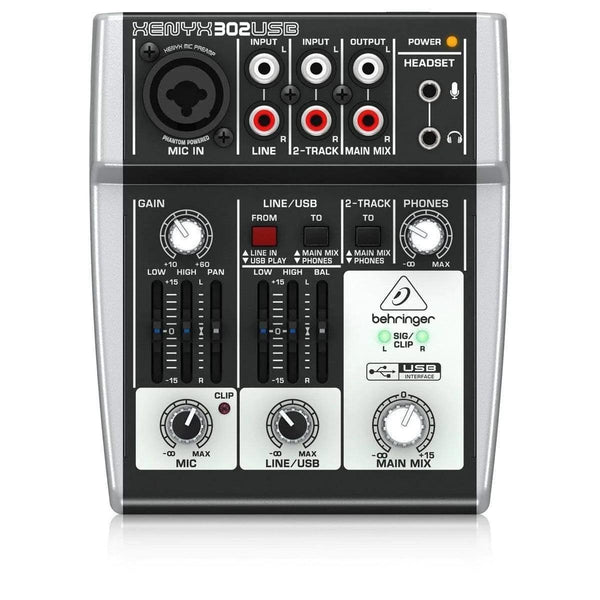 Behringer Xenyx 302USB Analog Mixer - MusicMajlis
