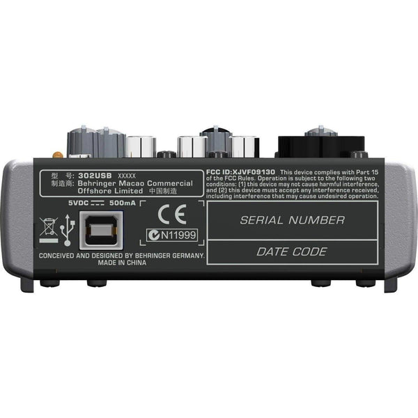 Behringer Xenyx 302USB Analog Mixer - MusicMajlis