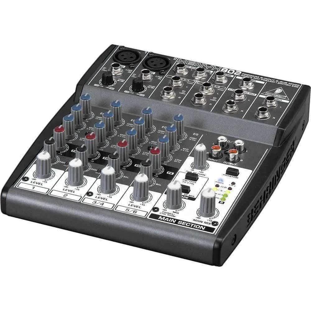 Behringer Xenyx 802 Analog Mixer (Discontinued) - MusicMajlis