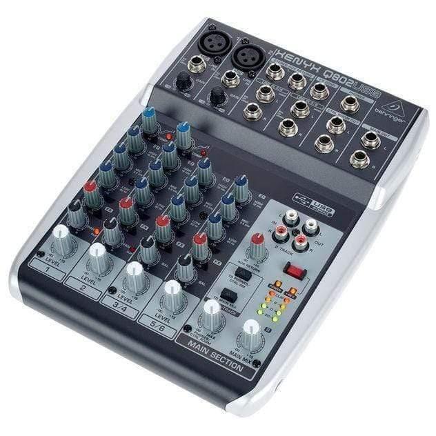 Behringer Xenyx Q802USB Analog Mixer - MusicMajlis
