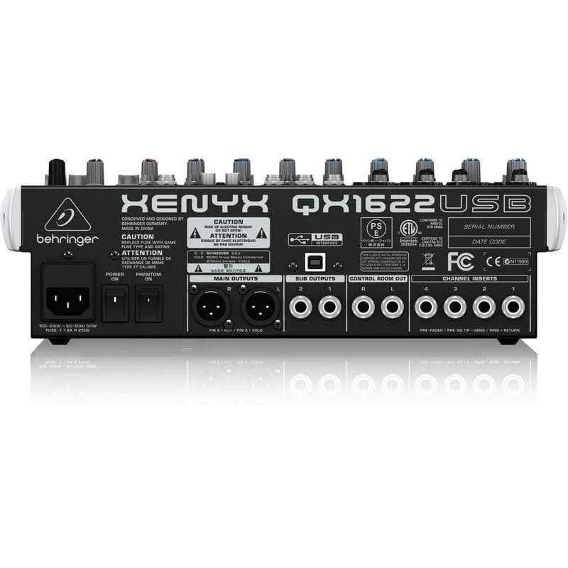 Behringer Xenyx QX1622USB Analog Mixer - MusicMajlis