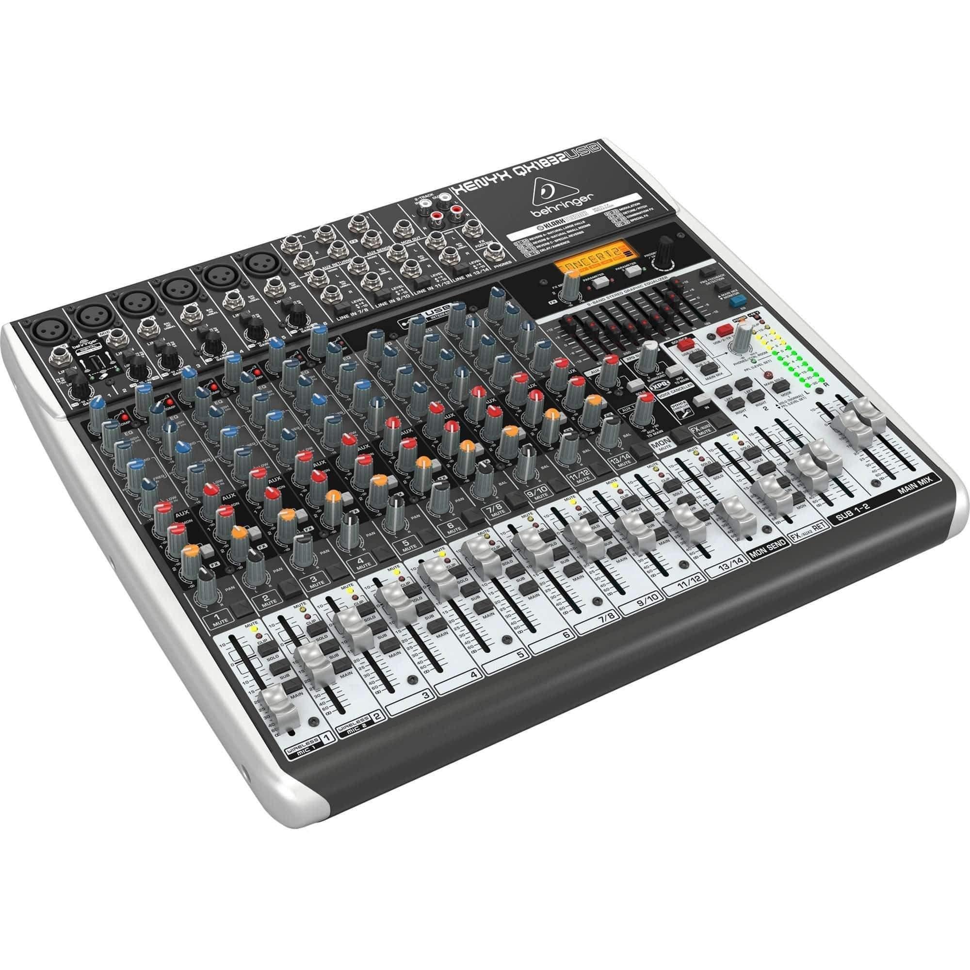 Behringer Xenyx QX1832USB Audio Mixer - MusicMajlis