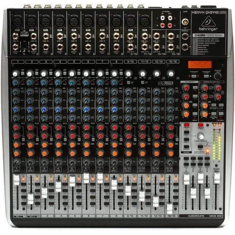 Behringer Xenyx QX2442USB Premium 24-Input 4/2-Bus Mixer with XENYX Mi
