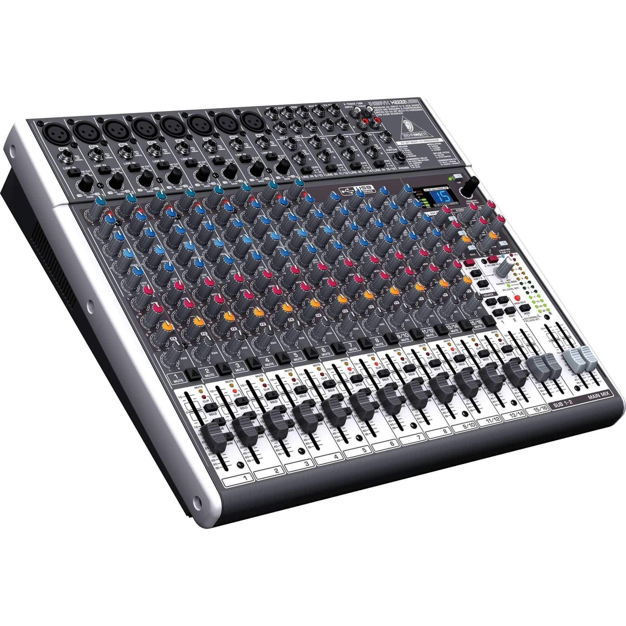 Behringer Xenyx X2222USB Analog Mixer - MusicMajlis