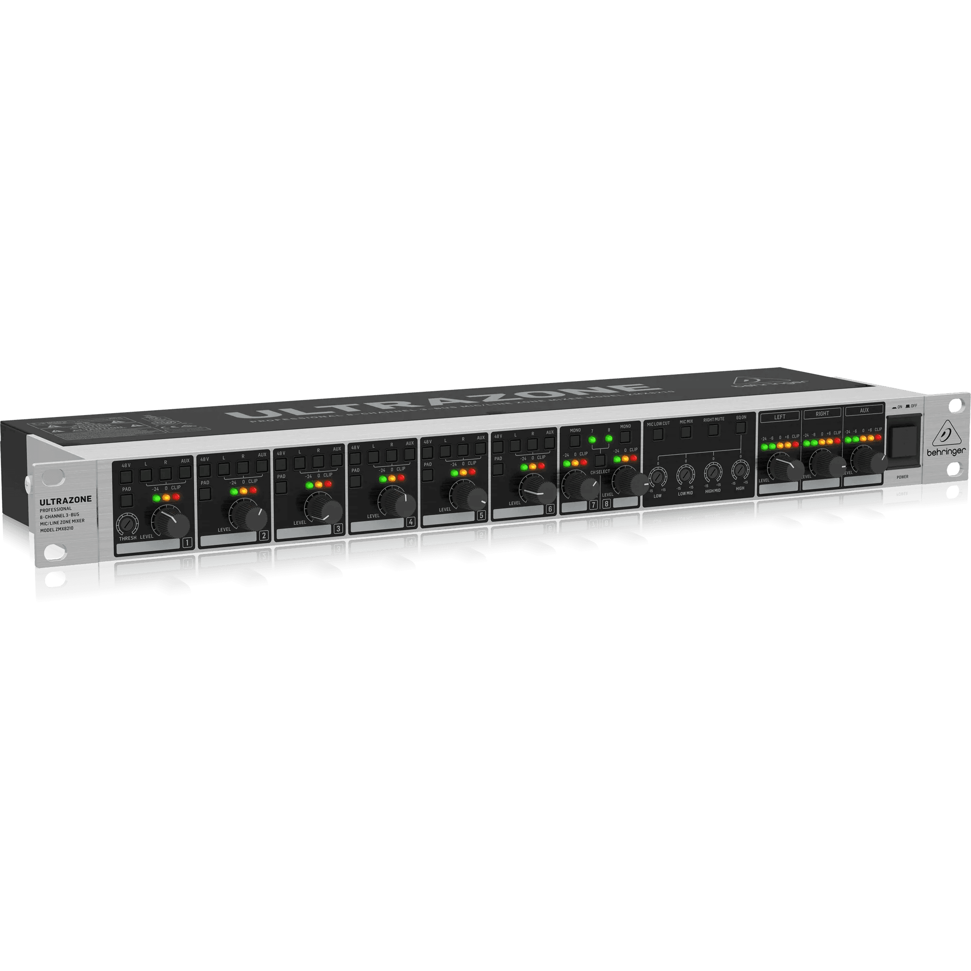 Behringer ZMX8210 V2 Rackmount Zone Mixer - MusicMajlis