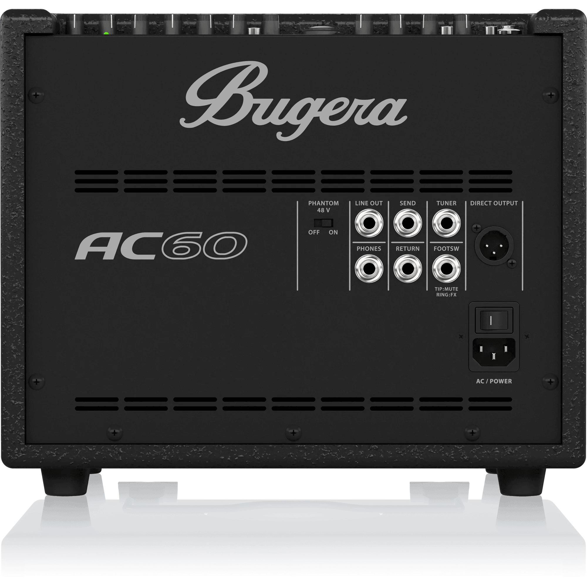 Bugera AC60 Portable 60W, 2-Channel Acoustic Instrument Amplifier - MusicMajlis