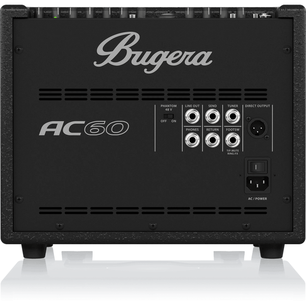 Bugera AC60 Portable 60W, 2-Channel Acoustic Instrument Amplifier - MusicMajlis