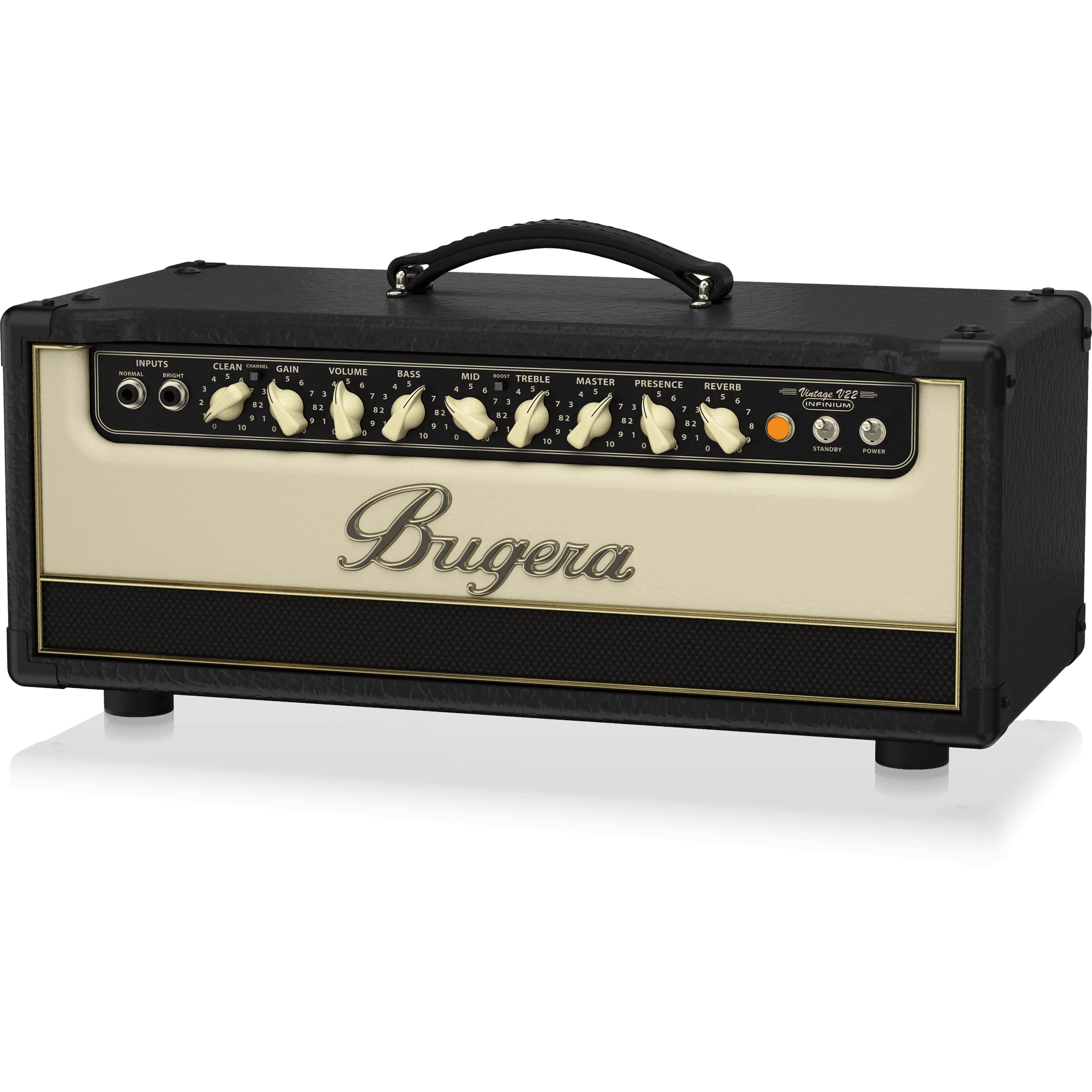 Bugera V22HD INFINIUM 22W Vintage 2-Channel Tube Amplifier Head - MusicMajlis