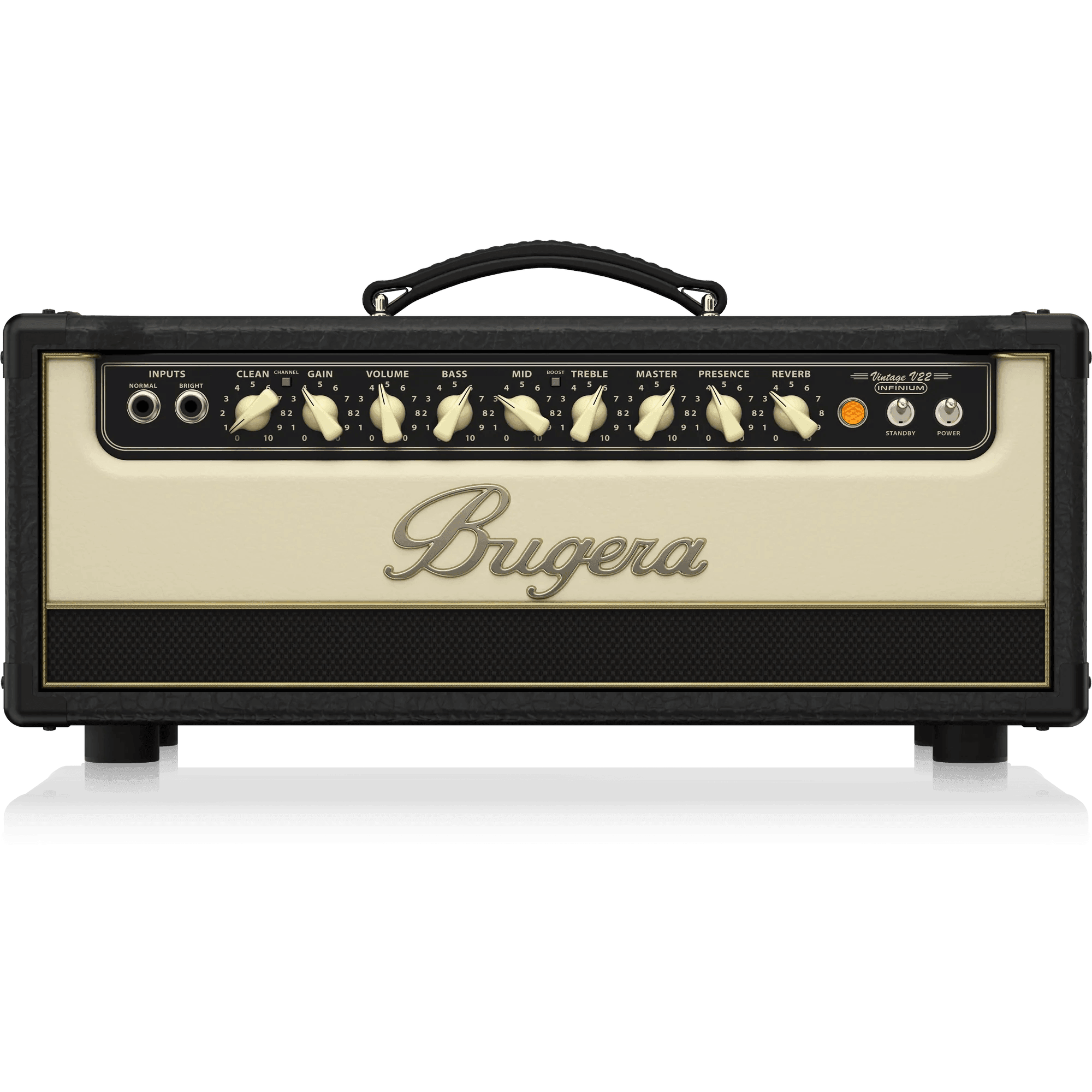 Bugera V22HD INFINIUM 22W Vintage 2-Channel Tube Amplifier Head - MusicMajlis