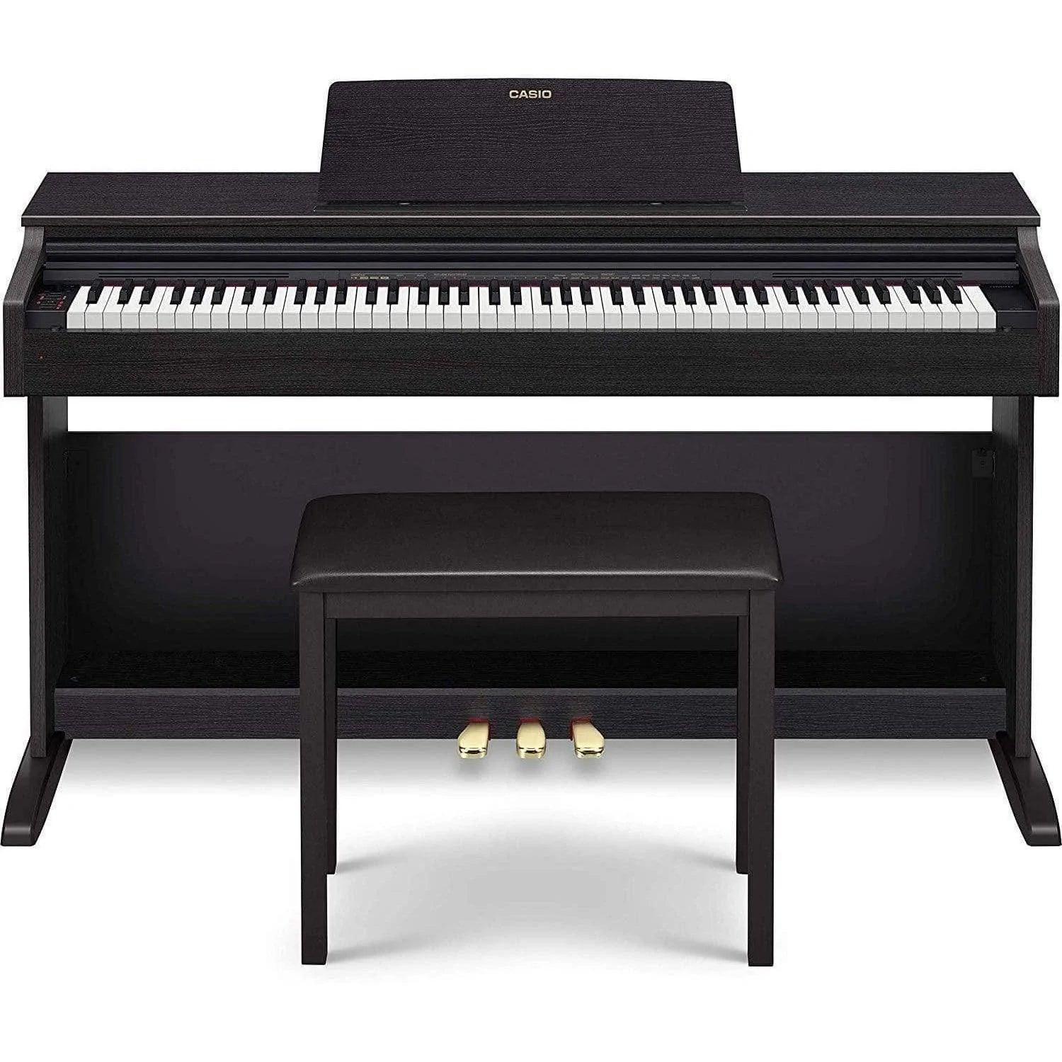 Casio AP-270 Celviano 88-Key Digital Piano (Black/Brown/White) - MusicMajlis