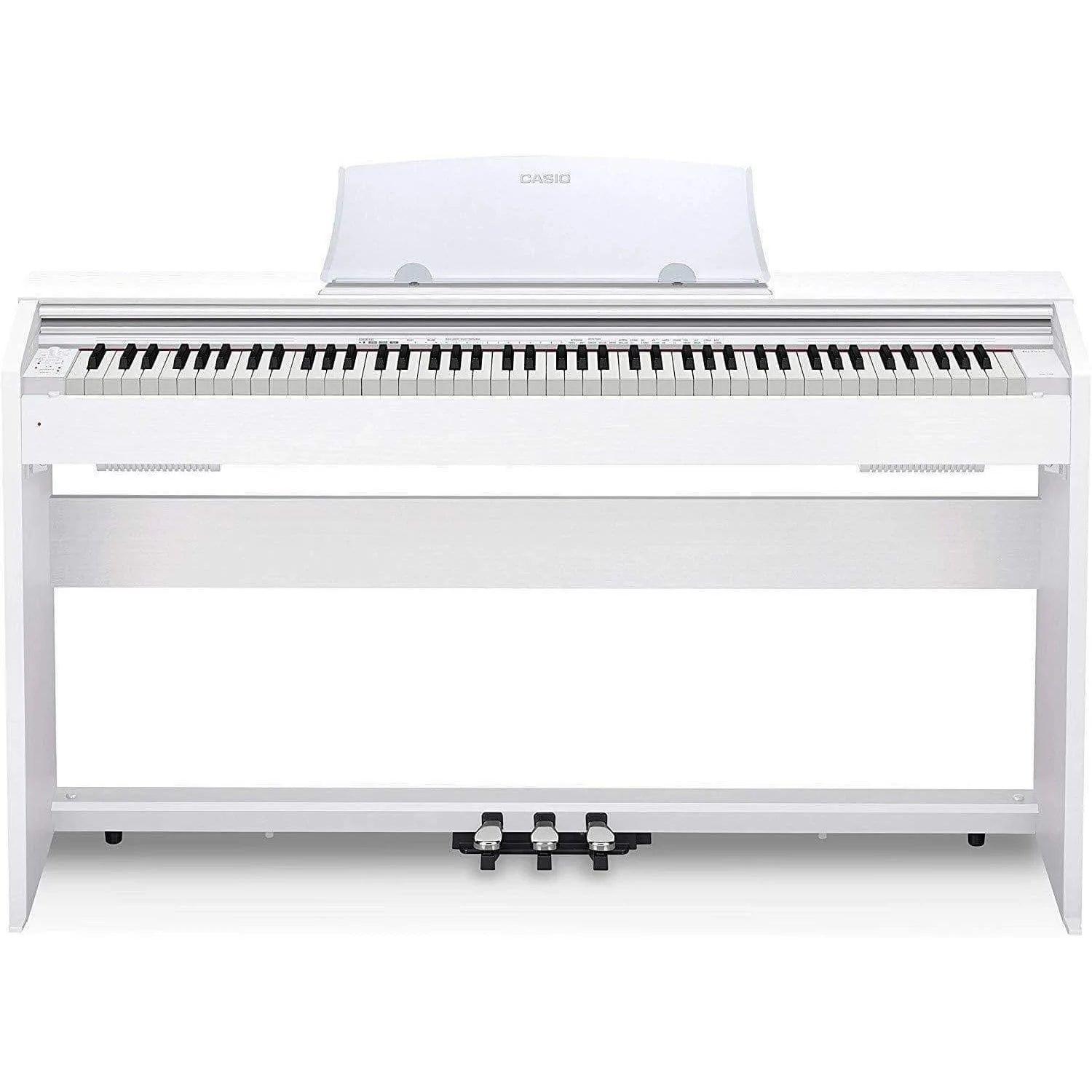 Casio PX-770 Privia 88-Key Digital Home Piano (Black/Brown/White) - MusicMajlis