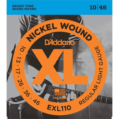 D'Addario EXL110 Nickel Wound Electric Strings - MusicMajlis