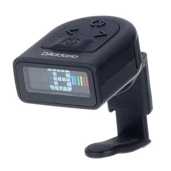 D'Addario PW-CT-12 Planet Waves Clip-on Headstock Tuner with Multi-color Backlit LCD Display and Visual Metronome - MusicMajlis