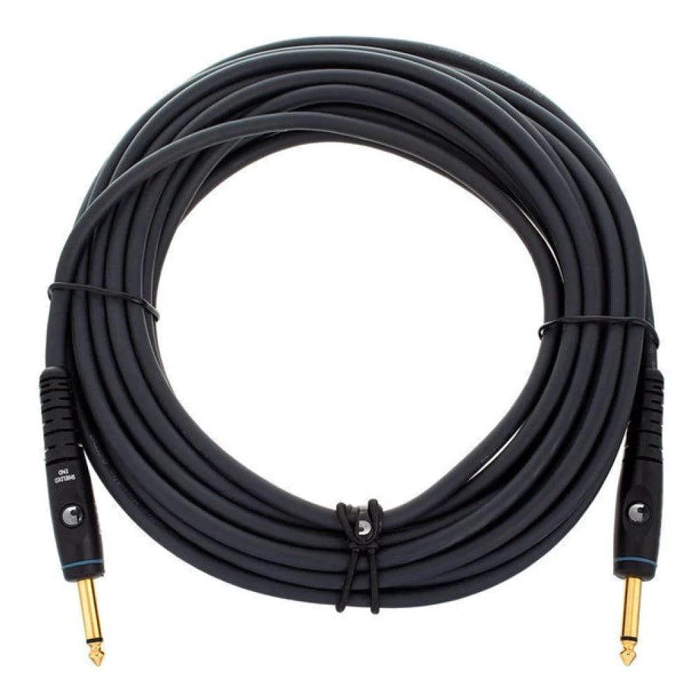 D'Addario PW-G-30 9 Metre Custom Series Straight to Straight Instrument Cable - MusicMajlis