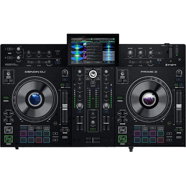 Denon DJ PRIME 2 - 2-Deck Smart DJ Console w/ 7” Touchscreen - MusicMajlis